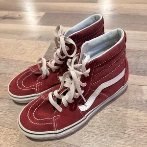 Red High-Top Sneakers